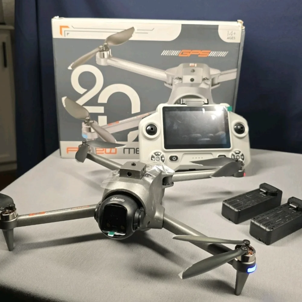 AE20 GPS Aero Max Drone with Dual Cameras - Gray